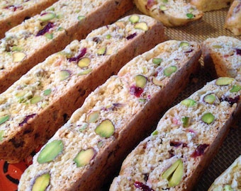 Gourmet Biscotti – Crunchy & Delicious, 6 Handmade Slices, Made to order, 11 Varieties Available for your enjoyment.