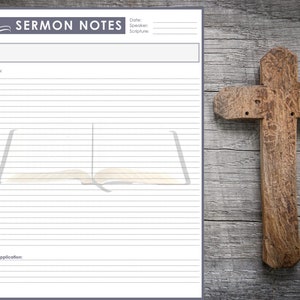 Sermon Notes Sermon Journal Printable