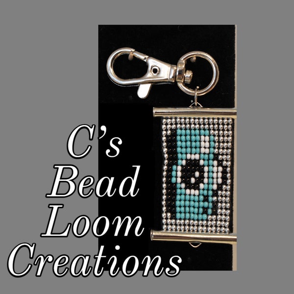 Camera Bead Loom Keychain