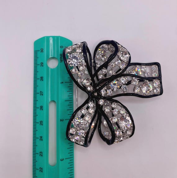Vintage KJL Kenneth Jay Lane 3D Bow Brooch - image 4