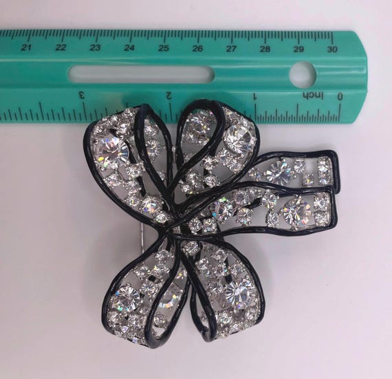 Vintage KJL Kenneth Jay Lane 3D Bow Brooch - image 6
