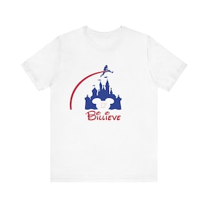 Air Allen Over the Castle Bella and Canvas Adult Unisex Jersey Short Sleeve Tee