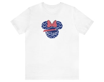 Buffalo Minnie Bow Dots Unisex Jersey Short Sleeve Tee