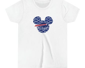 Mickey Buffalo Dots Youth Short Sleeve Tee