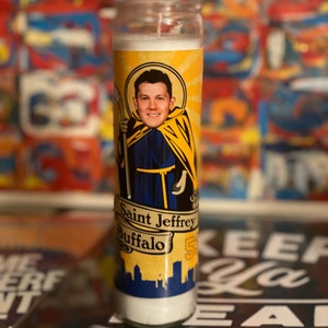 Buffalo Sabres Hockey Prayer Candle / Skinner