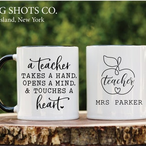 Teacher Mug Teacher Cups personalized Teacher Gift End of Year ...
