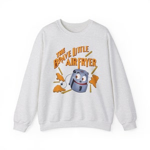 The Brave Little Air Fryer - Brave Little Toaster shirt, Air fryer parody shirt, Nostalgic cartoon apparel, Retro-inspired graphic tee image 3