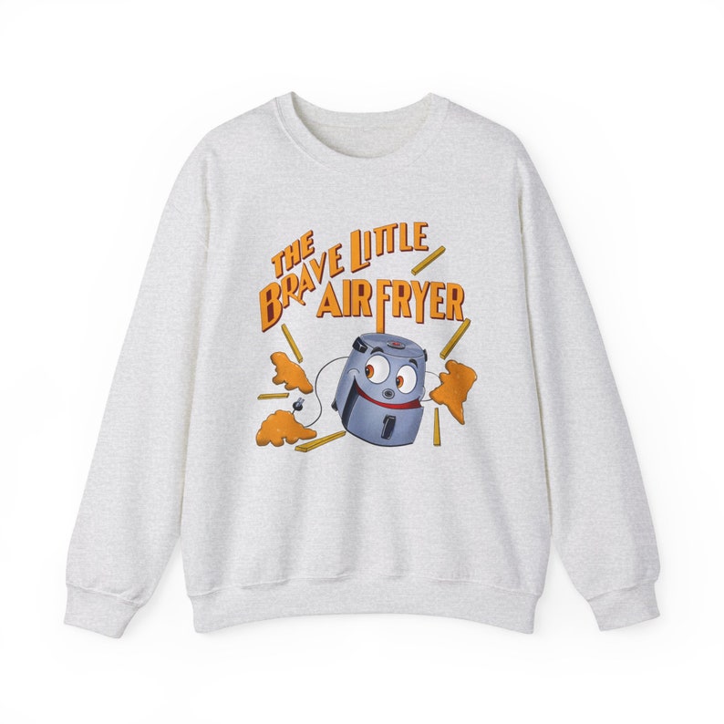 The Brave Little Air Fryer - Brave Little Toaster shirt, Air fryer parody shirt, Nostalgic cartoon apparel, Retro-inspired graphic tee image 3