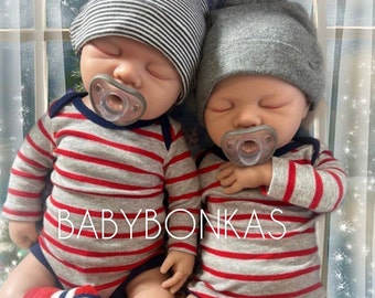 Full body silicone baby twins, READY TO SHIP