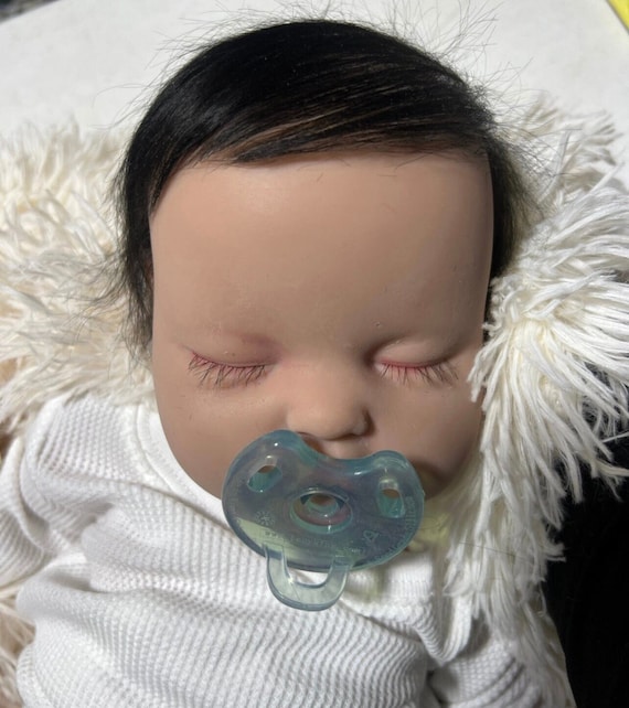 Full Silicone Doll HAS HAIR Newborn Size Etsy Canada