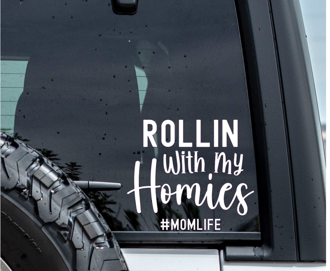 Mom Life Car Decal Funny Mom Car Decal Vinyl Car Decal Mom Etsy