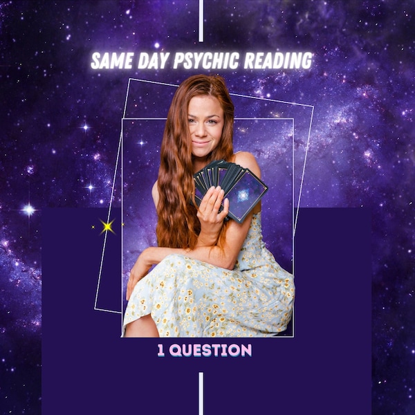 SAME DAY Psychic Guidance Reading - Get Answers Now with 1 Question