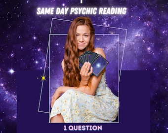 SAME DAY Psychic Guidance Reading - Get Answers Now with 1 Question