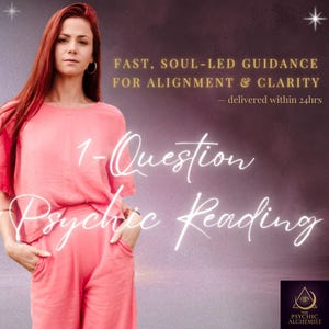1 Question Psychic Reading | Fast, Soul-Led Guidance for Alignment & Clarity