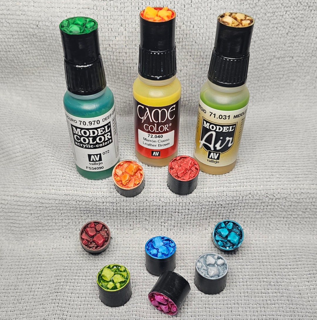 Vallejo Paint 17ml Bottle Face & Skin Tones Model Color Paint Set (8  Colors) 