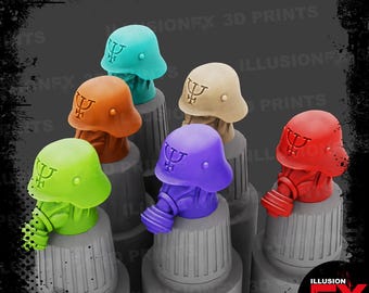 Heretic Trooper 1 - Campioni di colore per tappo di flacone di vernice Press Fit, vernice rapida Army Painter, lavaggio, colore effetto 17ml 18ml