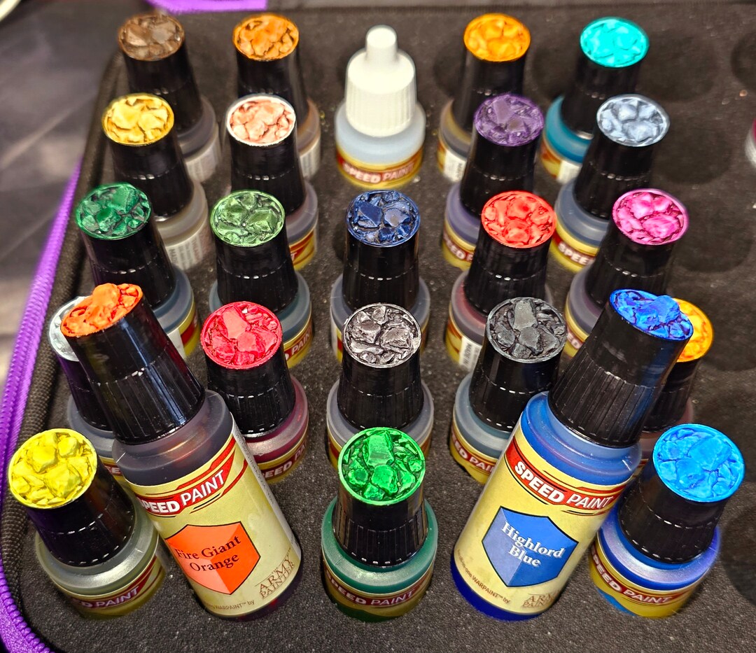 20x 3D Printed Dropper Bottle Colour Swatch Half Caps for Etsy