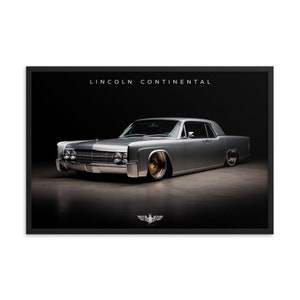 Luksus vintage: spersonalizowany wydruk w ramce Lincoln Continental z 1965 r.