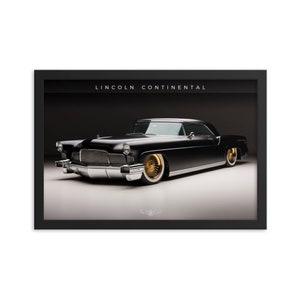 Klasyczny niestandardowy Lincoln Continental z 1956 roku