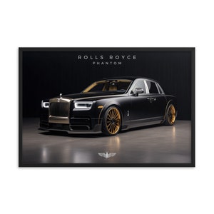 Rolls Royce Phantom - Framed Print