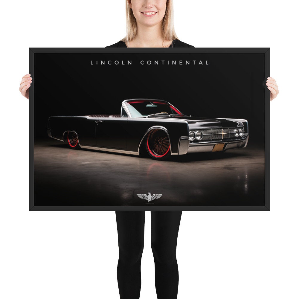 Miniature Voiture Century 1/43 - Lincoln Continental 1965 Noir, Très Bon état, Boîte Incluse