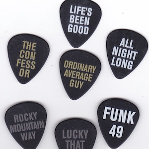 7X JOE WALSH Guitar Pick Tin SET - The Eagles James Gang 2015 Concert Tour lot