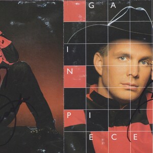 Signed 3X GARTH BROOKS Autographed cd Country Music w/ COA - In Pieces