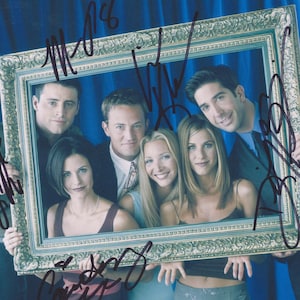 6X Signed CAST of FRIENDS Autographed Photo with COA Jennifer Aniston