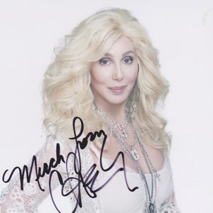Signed CHER Autographed Photo Cher w/ COA Pop Music