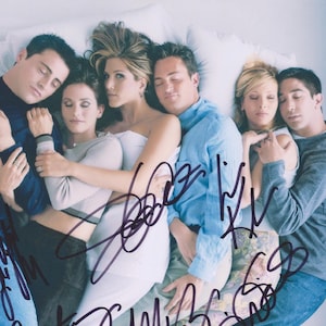 6X Signed CAST of FRIENDS Autographed Photo with COA Jennifer Aniston - Mathew Perry