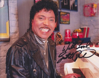 Certificat d'authenticité numéroté et dédicacé avec photo de LITTLE RICHARD - Véritable roi du rock & roll