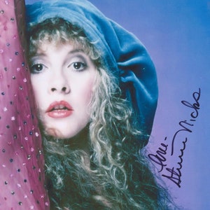Signed STEVIE NICKS Photo Autographed of Fleetwood Mac w COA