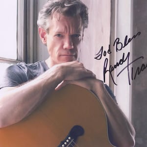 Signed RANDY TRAVIS Autographed Photo w/ COA Country