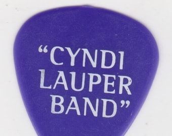 Púas de guitarra de la banda Cyndi Lauper, gira de conciertos de los años 90