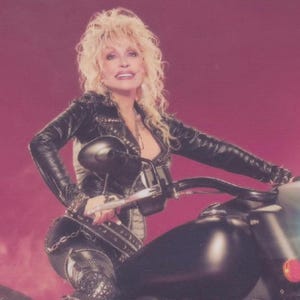 Signed Dolly PARTON Autographed Country Legend w/ COA Biker ROCKSTAR