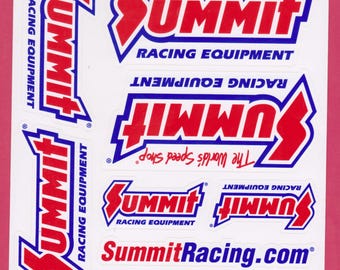 80X NHRA SUMMIT Performance Racing Equipment DRAG Racing Stickers - Hot Rod Decals - lot