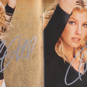 Signed 2X FAITH HILL cd Breathe Autographed w/ COA Country Legend