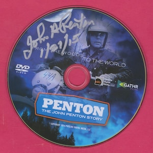 Signed JOHN PENTON Autographed DVD Motorcycle Dirt Champion Penton Story
