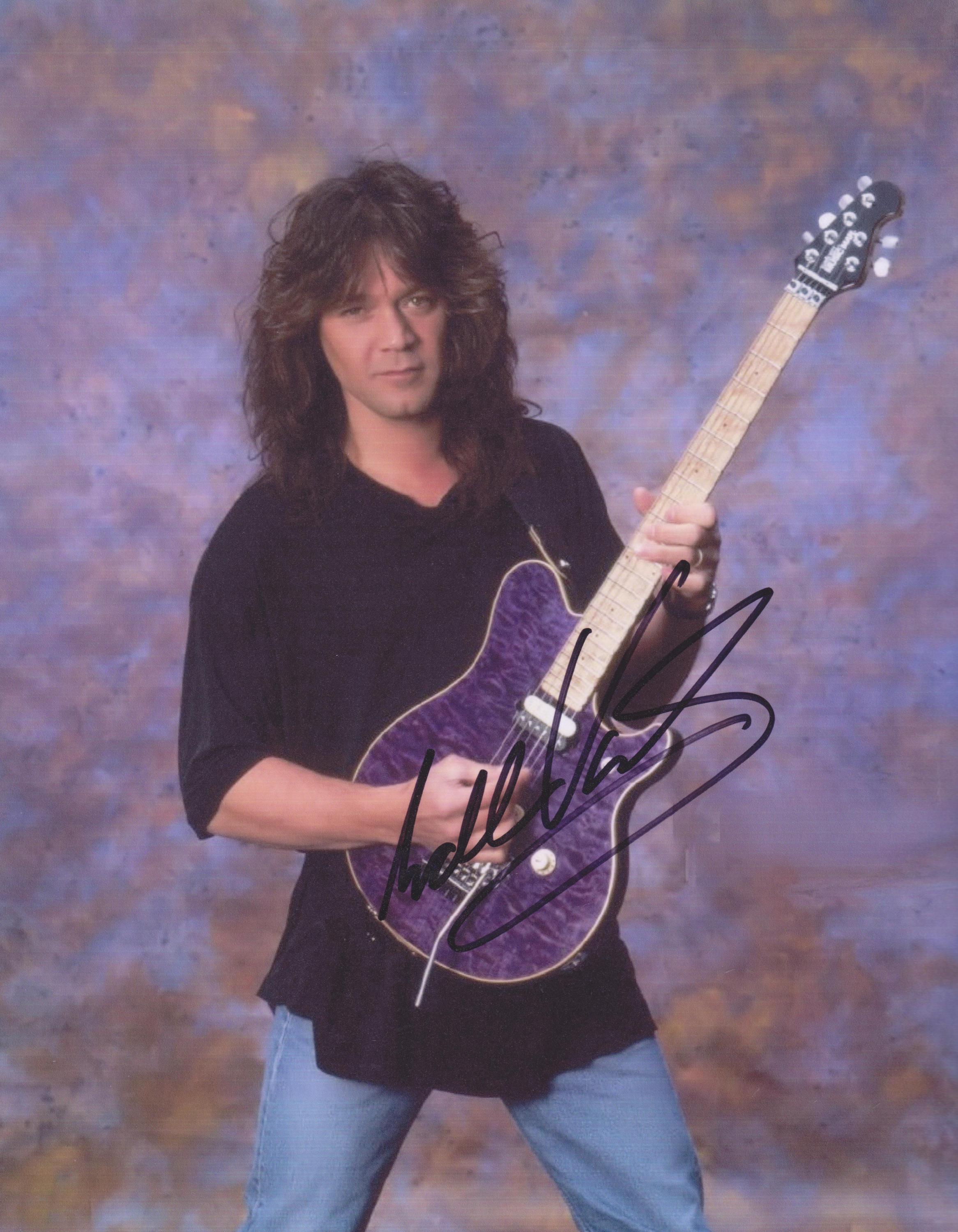 貴重 VAN HALEN エドワード・ヴァン・ヘイレン直筆サイン 貴重 VAN HALEN エドワード・ヴァン・ヘイレン直筆サイン 2025年