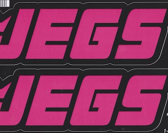 18X NHRA JEG'S Performance Parts DRAG Racing Stickers - Hot Rod Decals - lot