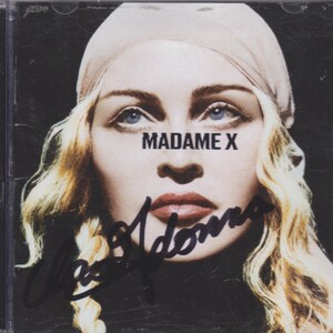 Signed MADONNA Autographed CD Madame X w/ COA + BoNuS Singed Photo