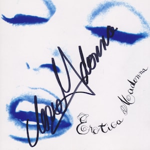 Signed MADONNA CD Autographed + BONUS Signed Photo