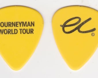 Eric Clapton GUITAR PICK 1989 JOURNEYMAN World Concert Tour Signature
