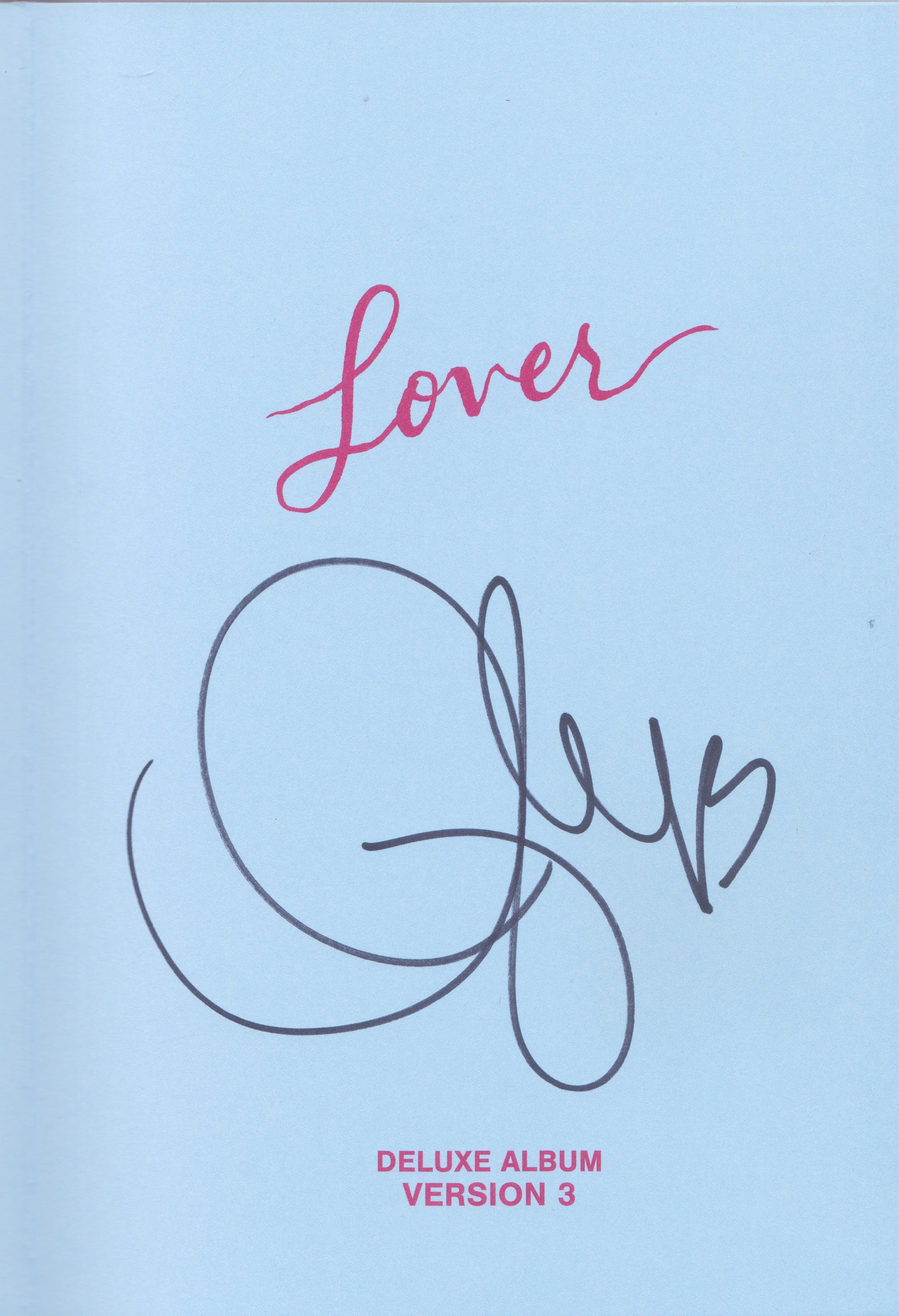 素晴らしいギフト----- 3X サイン入りテイラー スウィフト CD