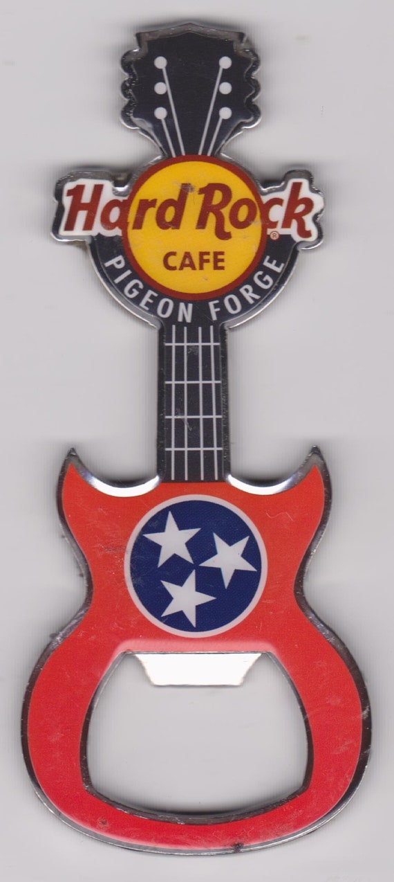 Hard Rock Cafe ギター型ボトルオープナー マグネット7個セット Hard