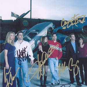 6X Signed CAST of FRIENDS Autographed Photo with COA Jennifer Aniston - Mathew Perry