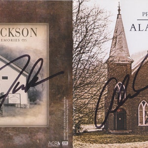 2x set di 2 CD autografati da Alan Jackson, collezione Precious Memories