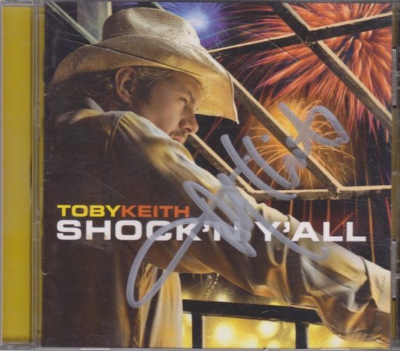 Signed TOBY KEITH Autographed CD Shock'n Y'all Country