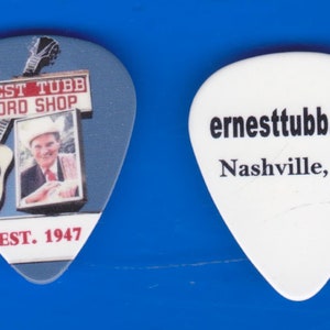 RaRe Ernest Tubb GUITAR PICK Record Shop Country Music Nashville Tennessee