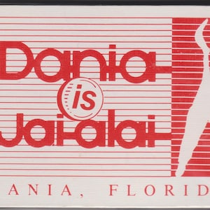 RaRe Dania Jai Alai Deck of Cards SEALED Florida